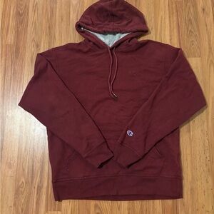 Champion Men's Burgundy Pullover Hoodie